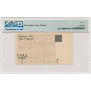 5 Mark 1940 - red serial number - PMG 65 EPQ