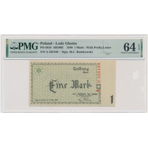 1 Mark 1940 - A - 6 digit series - PMG 64 EPQ