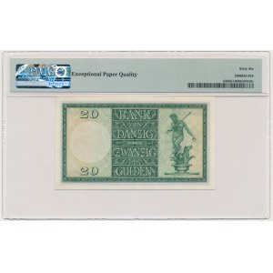Danzig, 20 Gulden 1937 - K - PMG 66 EPQ