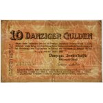 Danzig, 10 Gulden 1923 - PMG 25 NET - RARE