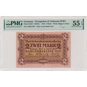 Kowno, 2 Mark 1918 - A - PMG 55 EPQ