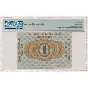 Posen, 1 Ruble 1916 - short clause (P3c) - PMG 65 EPQ
