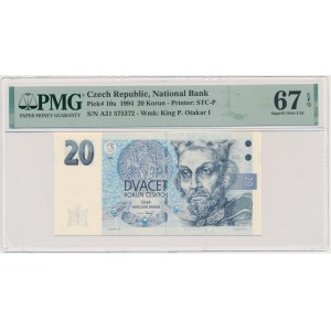 Tschechische Republik, 20 Kronen 1994 - PMG 67 EPQ