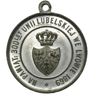 Galicia, Medal Commemorating the Funeral of Casimir the Great, 300th Anniversary of the Union of Lublin 1869