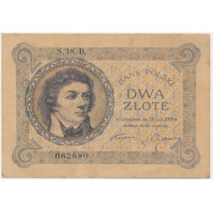 2 gold 1919 - S.18.B. - LADY