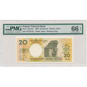 20 gold 1990 - A - PMG 66 EPQ