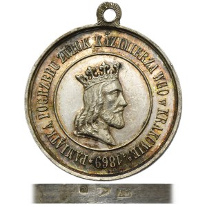 Galicia, Medal Commemorating the Funeral of Casimir the Great, 300th Anniversary of the Union of Lublin 1869