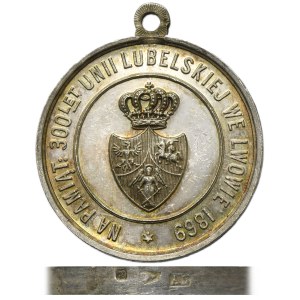 Galicia, Medal Commemorating the Funeral of Casimir the Great, 300th Anniversary of the Union of Lublin 1869