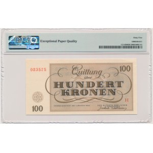 Czechoslovakia (Theresienstadt Ghetto), 100 Kronen 1943 - PMG 65 EPQ