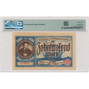 Danzig, 10.000 Mark 1923 - PMG 64 EPQ