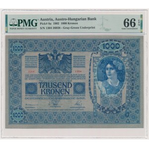 Austria, 1.000 Kronen 1902 - PMG 66 EPQ