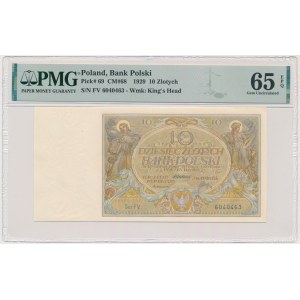 10 gold 1929 - Ser.FV. - PMG 65 EPQ