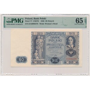 20 gold 1936 - DA - PMG 65 EPQ