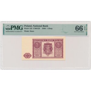 1 złoty 1946 - PMG 66 EPQ