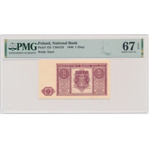 1 gold 1946 - PMG 67 EPQ