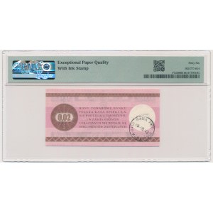 Pewex, 2 cents 1979 - HO - small - PMG 66 EPQ
