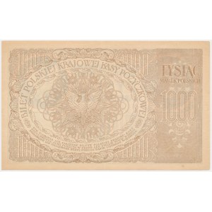 1 000 marek 1919 - Sér. ZX. - Velké S a široké číslování -