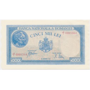 Rumänien, 5.000 Lei 1943