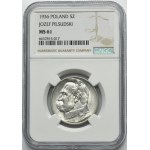 Pilsudski, 5 gold 1936 - NGC MS61