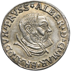 Prussia, Albrecht Hohenzollern, 3 Groschen Königsberg 1535