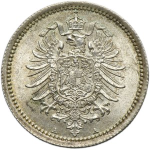Germany, German Empire, Wilhelm I, 50 Pfennig Berlin 1876 A