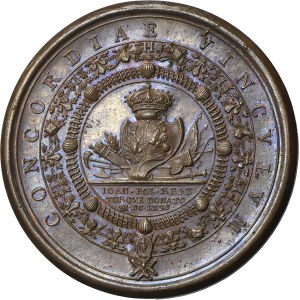 Jan III Sobieski, Medal Nadanie Janowi III Sobieskiemu Orderu Ducha Świętego 1675