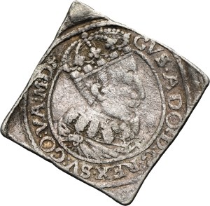 SILVER PROBE, Gustav Adolf, Ducat Clip Elbing 1630 - UNIQUE