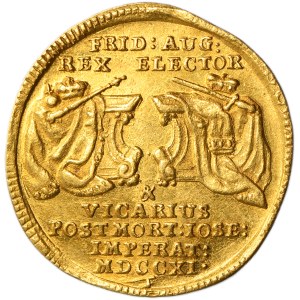 Augustus II the Strong, Vicariate ducat Dresden 1711