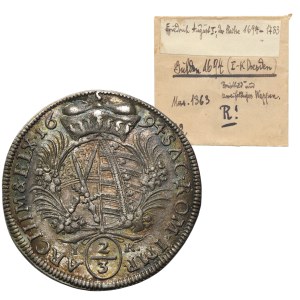 Germany, Saxony, Fredrich August I, 2/3 Thaler Dresden 1696 IK