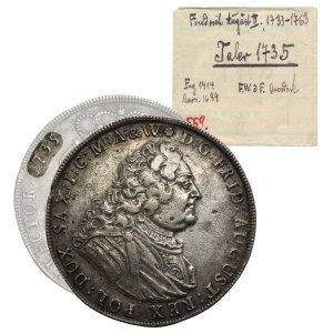 Augustus II the Strong, Thaler Dresden 1735 FWôF