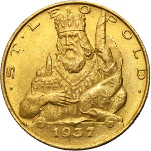 Austria, First Republic, 25 Schillings 1937 St. Leopold - RARE