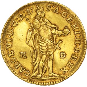 Hungary, Charles VI, Ducat Kremnitz 1740 KB