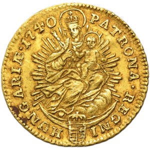 Hungary, Charles VI, Ducat Kremnitz 1740 KB