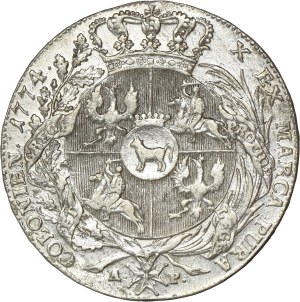 Poniatowski, Thaler Warsaw 1774 AP - RARE