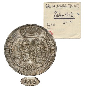 Augustus II the Strong, Thaler Dresden 1712 ILH