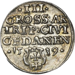 Žigmund I. Starý, Trojak Gdansk 1539 - PRVS