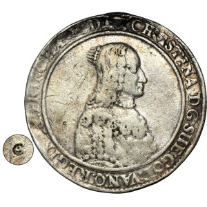 Riga under Sweden, Christina, Thaler Riga 1646 - RARE, ex. Czapski