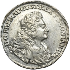 Augustus II the Strong, 2/3 Thaler Dresden 1725 IGS - RARE