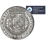 Ladislaus IV Vasa, Thaler Bromberg 1643 GG - NGC MS61 - RARE