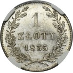 Free City of Krakau, 1 zloty 1835 - NGC MS61