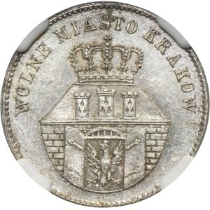 Free City of Krakau, 1 zloty 1835 - NGC MS61