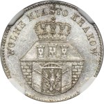 Free City of Krakau, 1 zloty 1835 - NGC MS61