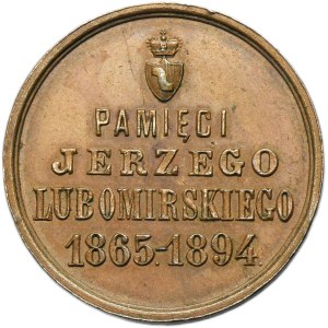 Galicia, Medal Commemorating Jerzy Lubomirski 1894