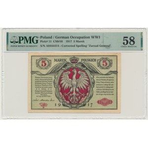 5 marek 1916 - Generał - biletów - A - PMG 58