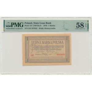 1 známka 1919 - IAI - PMG 58 EPQ