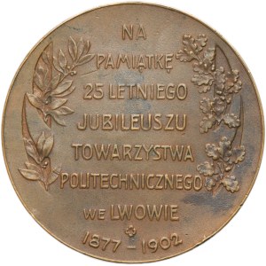 Galicia, Medal Jubilee Exhibition of the Polytechnic Society in Lviv 1902