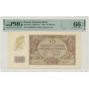 10 złotych 1940 - H - PMG 66 EPQ