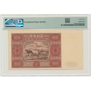 100 gold 1947 - D - PMG 64 EPQ
