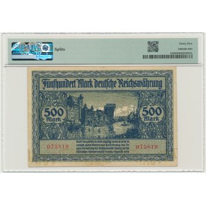 Danzig, 500 Mark 1922 - PMG 35