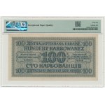 Ukraine, 100 Karbovanets 1942 - PMG 66 EPQ